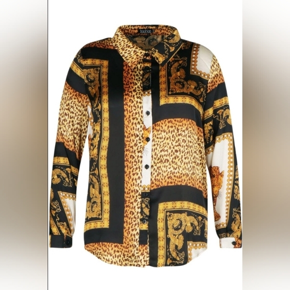 Animal print button up shirt - Picture 2 of 2